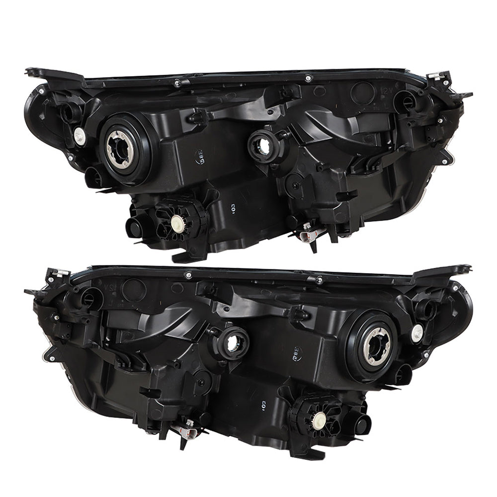 Halogen Projector Headlights Tube Bar Pair Left+Right For 2016-2018 Toyota Rav4
