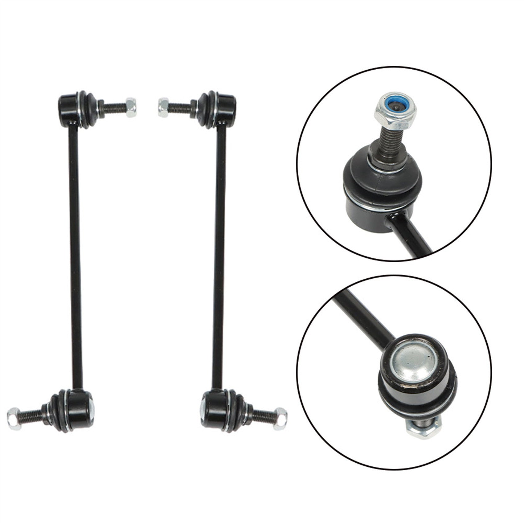 TOPPARTZ Front Lower Control Arms with Sway Bars Tierods Replacement for 2013-2016 Dodge