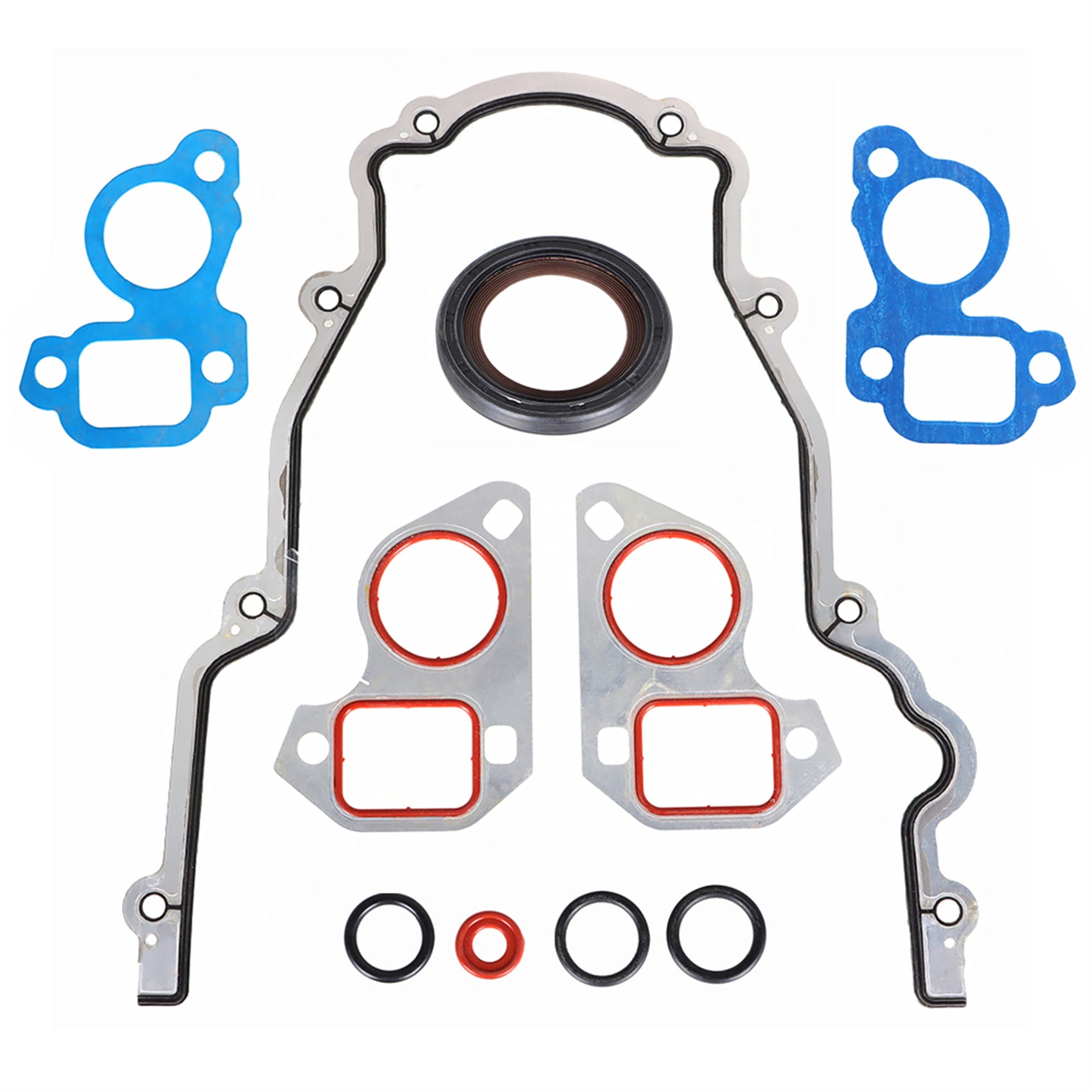 TOPPARTZ Timing Chain Kit with Cover Gasket Kit 12646386 Replacement for Chevy Silverado Suburban Tahoe GMC Sierra 4.8 5.3 6.0 OHV