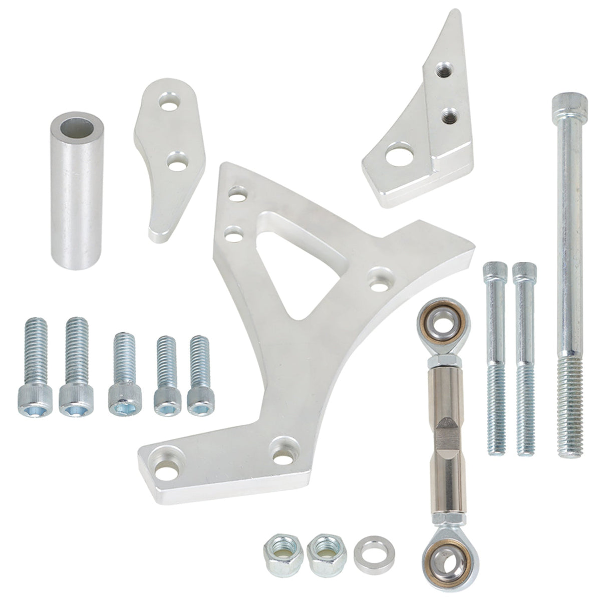 TOPPARTZ Aluminum Alternator Bracket Kit Replacement for Ford 302 351C Cleveland Alternator Bracket