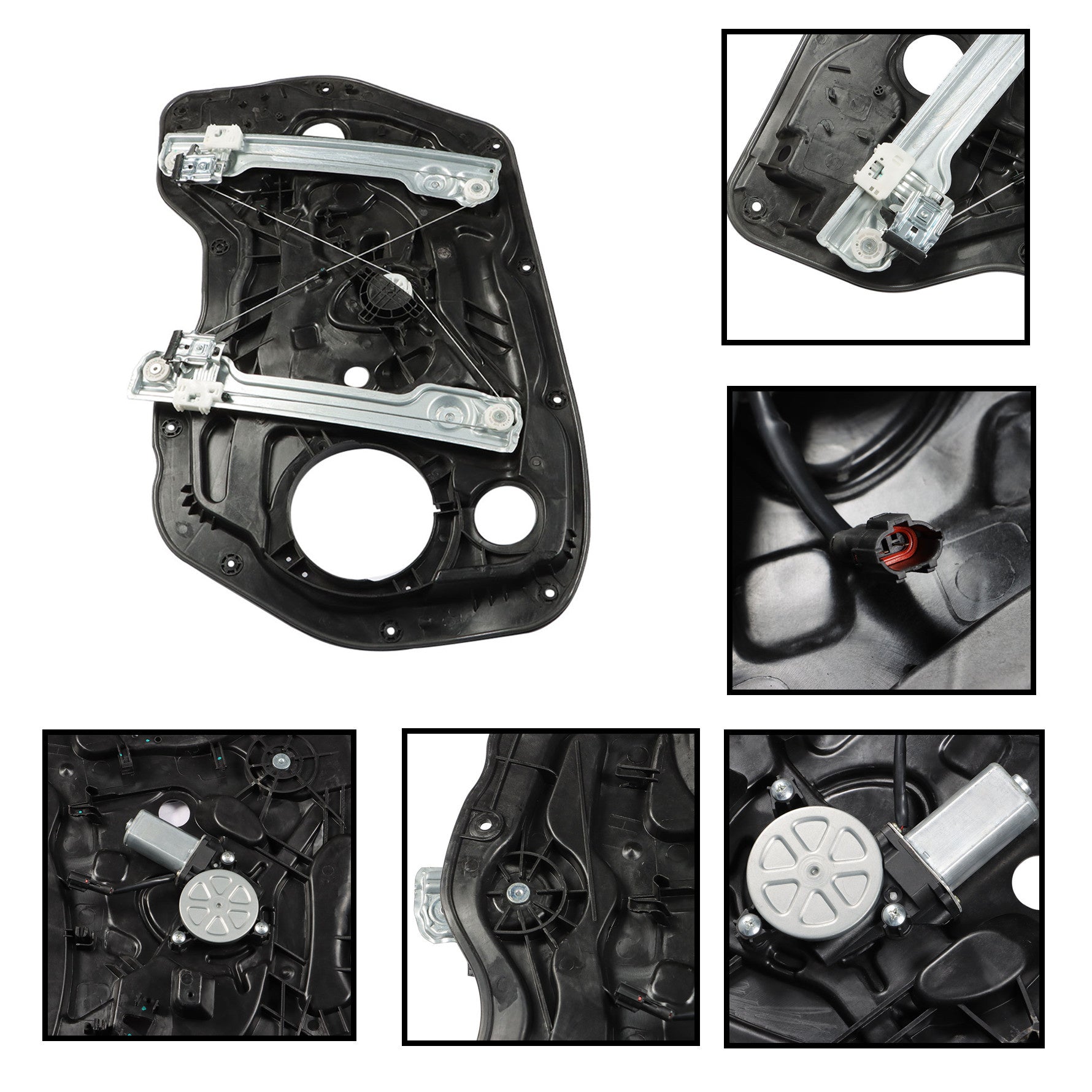 TOPPARTZ Front Left Driver Side Power Window Regulator with Motor Replacement for 2011-2016 Hyundai Elantra Sedan 824713Y010 82471-3Y010