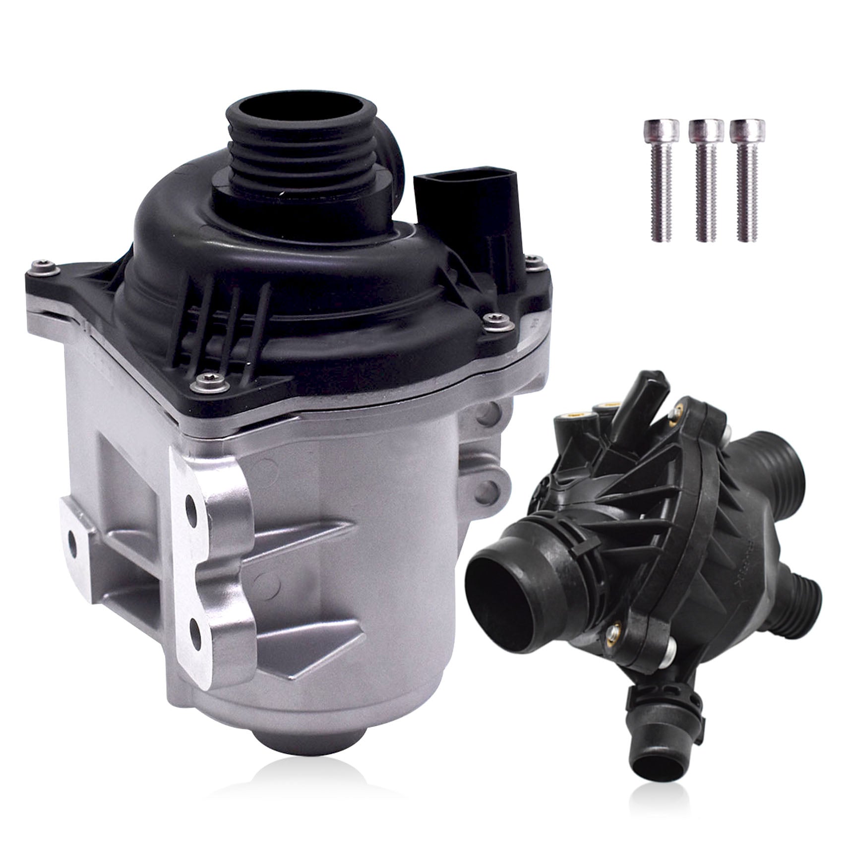 TOPPARTZ Electric Engine Water Pump w/ Coolant Thermostat for BMW X1 X3 X4 X5 X6 Z4 135i 135is 335i 335xi 535i 535xi 640i 740i