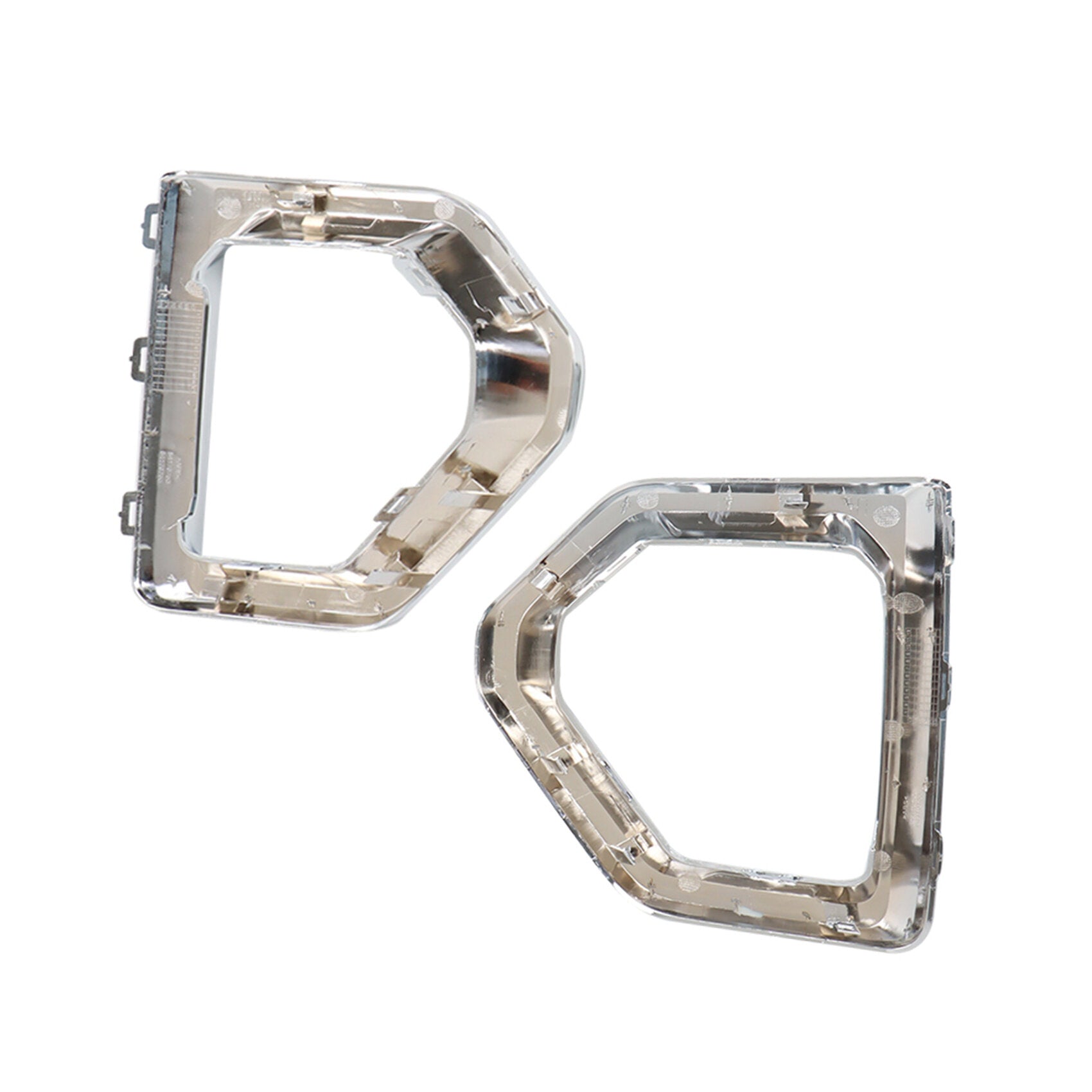 TOPPARTZ Front Bumper Fog Light Outer Bezel Cover Chrome Replacement for 2019-2021 GMC Denali SLT AT4 Left+Right Side(Driver & Passenger Side)