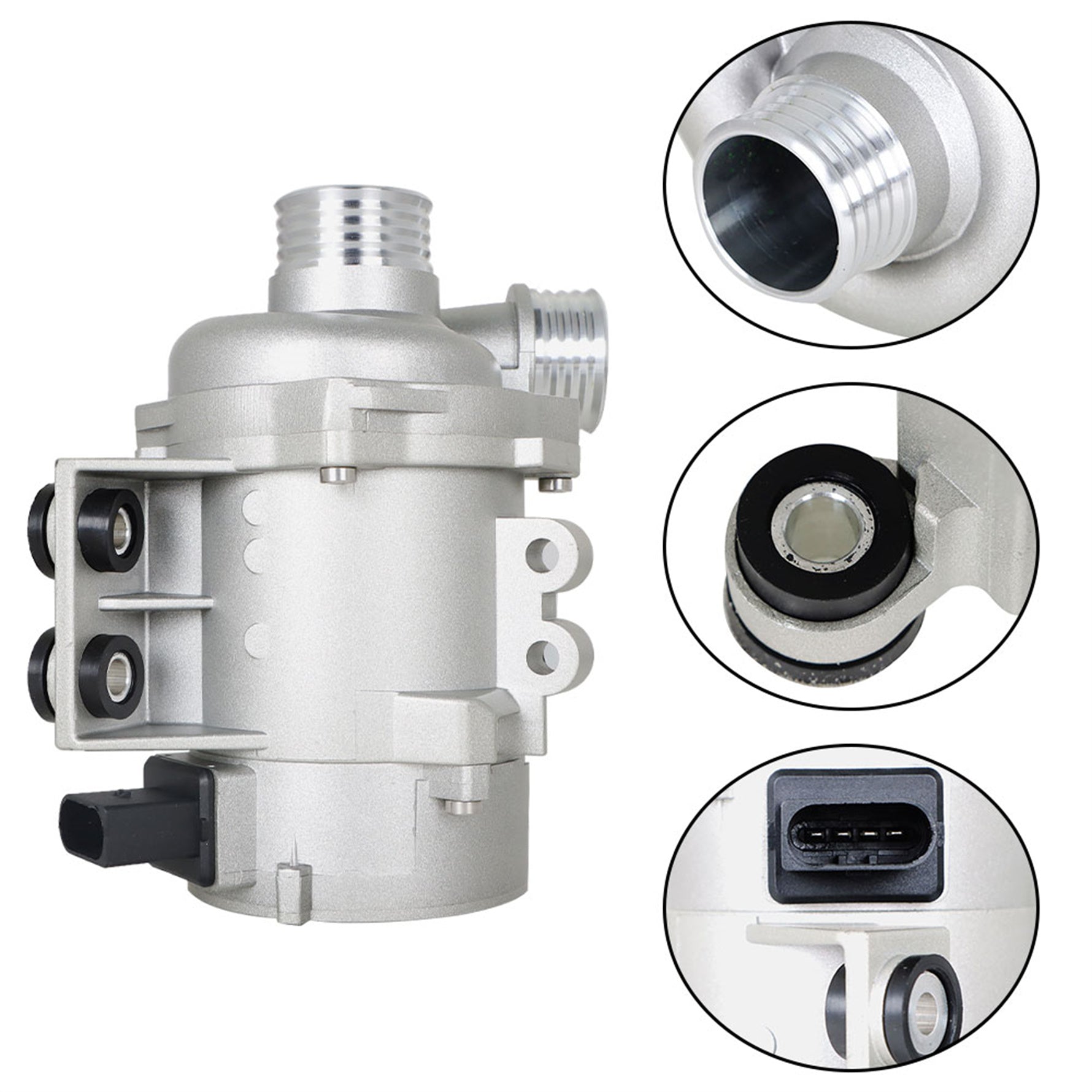 TOPPARTZ Electric Water Pump 11517586925 and Thermostat with Bolt Replacement for 128i 325i 328i 528i 530i X3