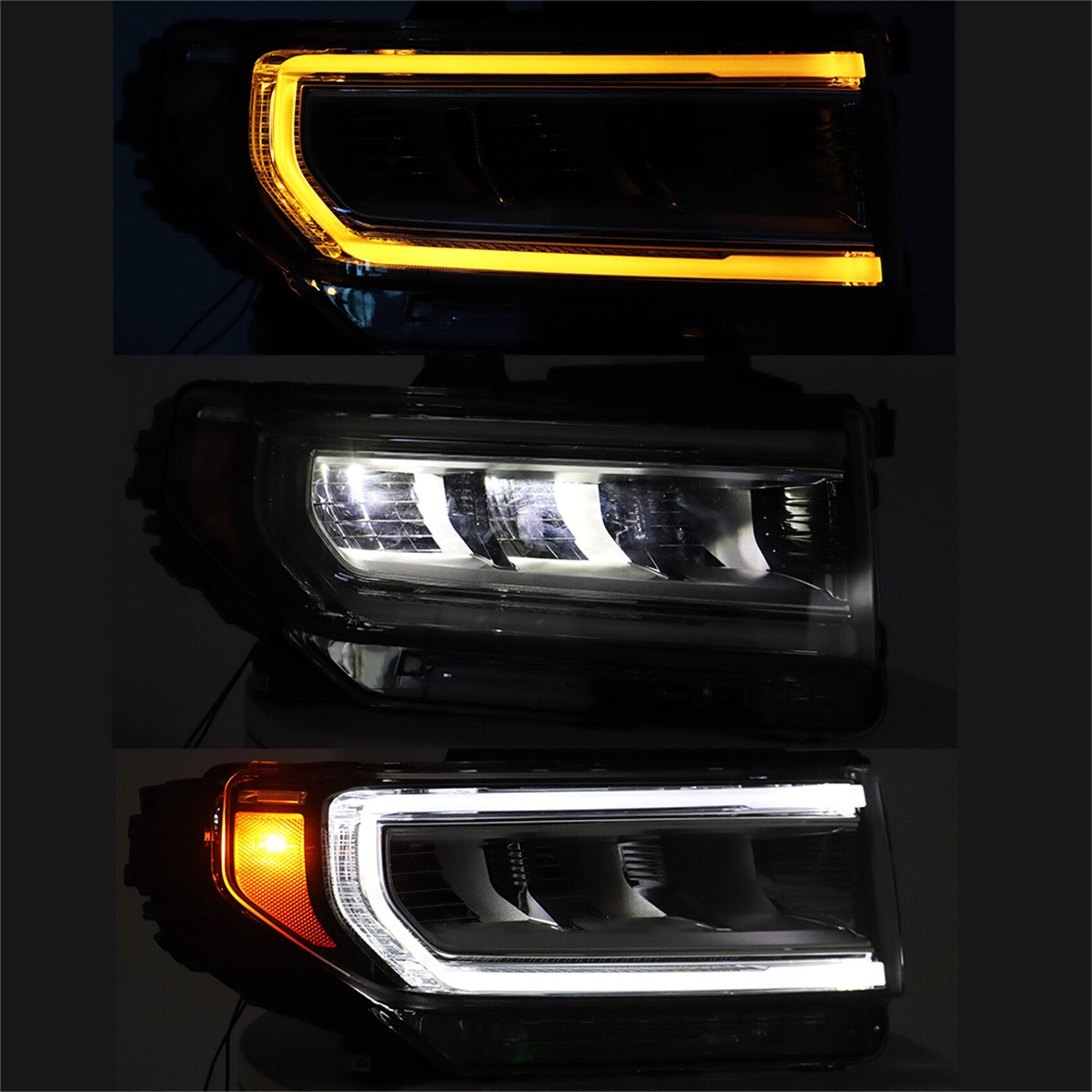 TOPPARTZ Headlight Assembly Replacement for GMC Acadia 2020-2023 Headlights Full LED RH Set Passenger Side