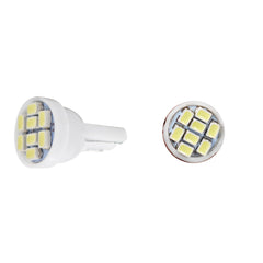 50x T10 8-SMD White LED Car Lights Bulb Interior, Instrument Cluster For W5W, 147, 152, 158, 159, 161, 168, 184, 192, 193, 194 2825