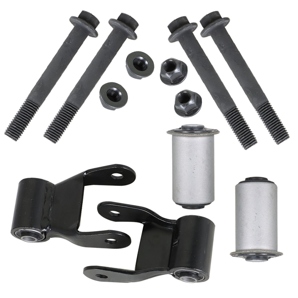 TOPPARTZ 2PCS Leaf Spring Shackle Kit Replacement for 1997-2011 Dodge Ram Dakota Mitsubishi Raider 722-020