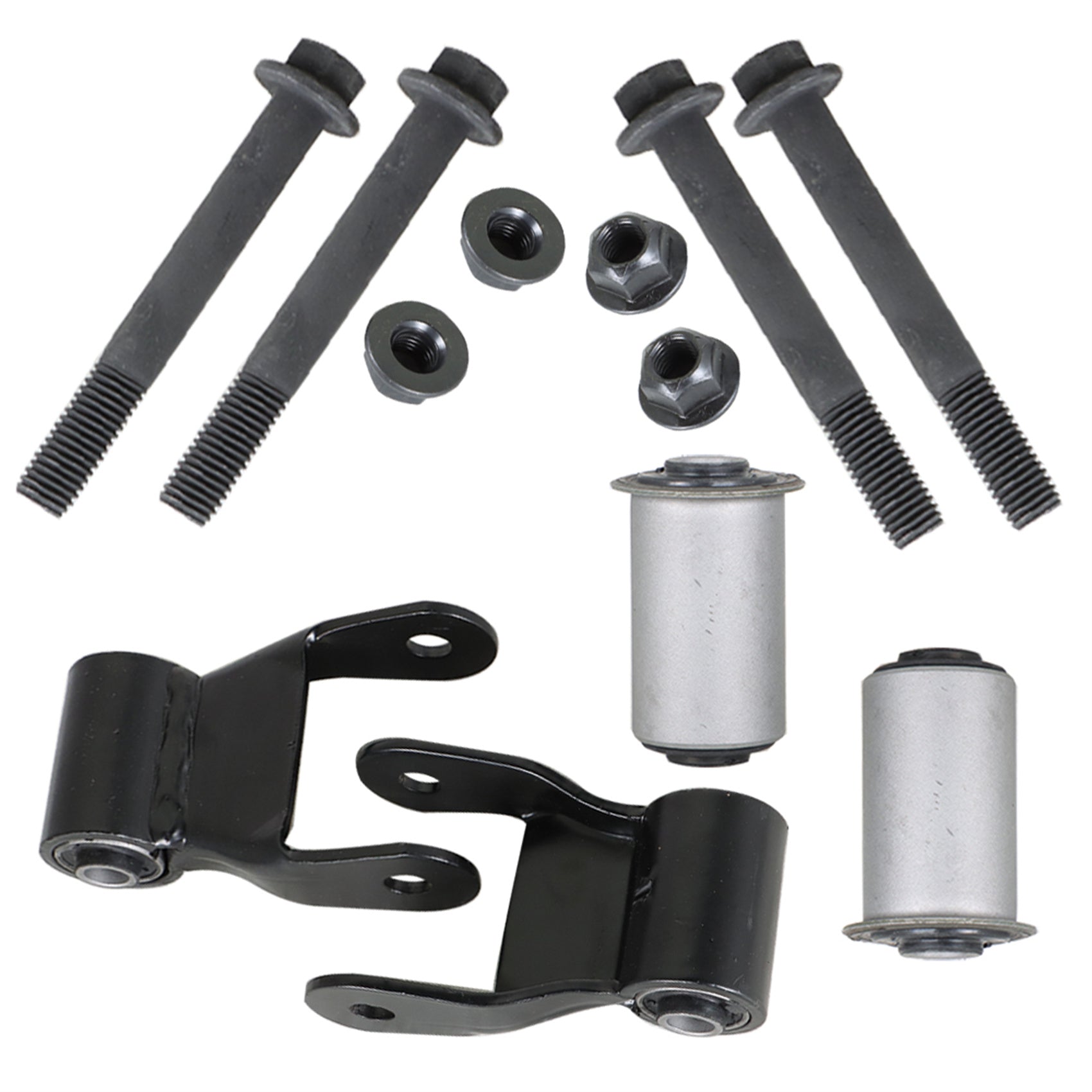 TOPPARTZ 2PCS Leaf Spring Shackle Kit Replacement for 1997-2011 Dodge Ram Dakota Mitsubishi Raider 722-020