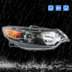 TOPPARTZ Headlight Assembly Replacement for Acura TSX 2009-2014 Headlight with DRL Set Passenger Side