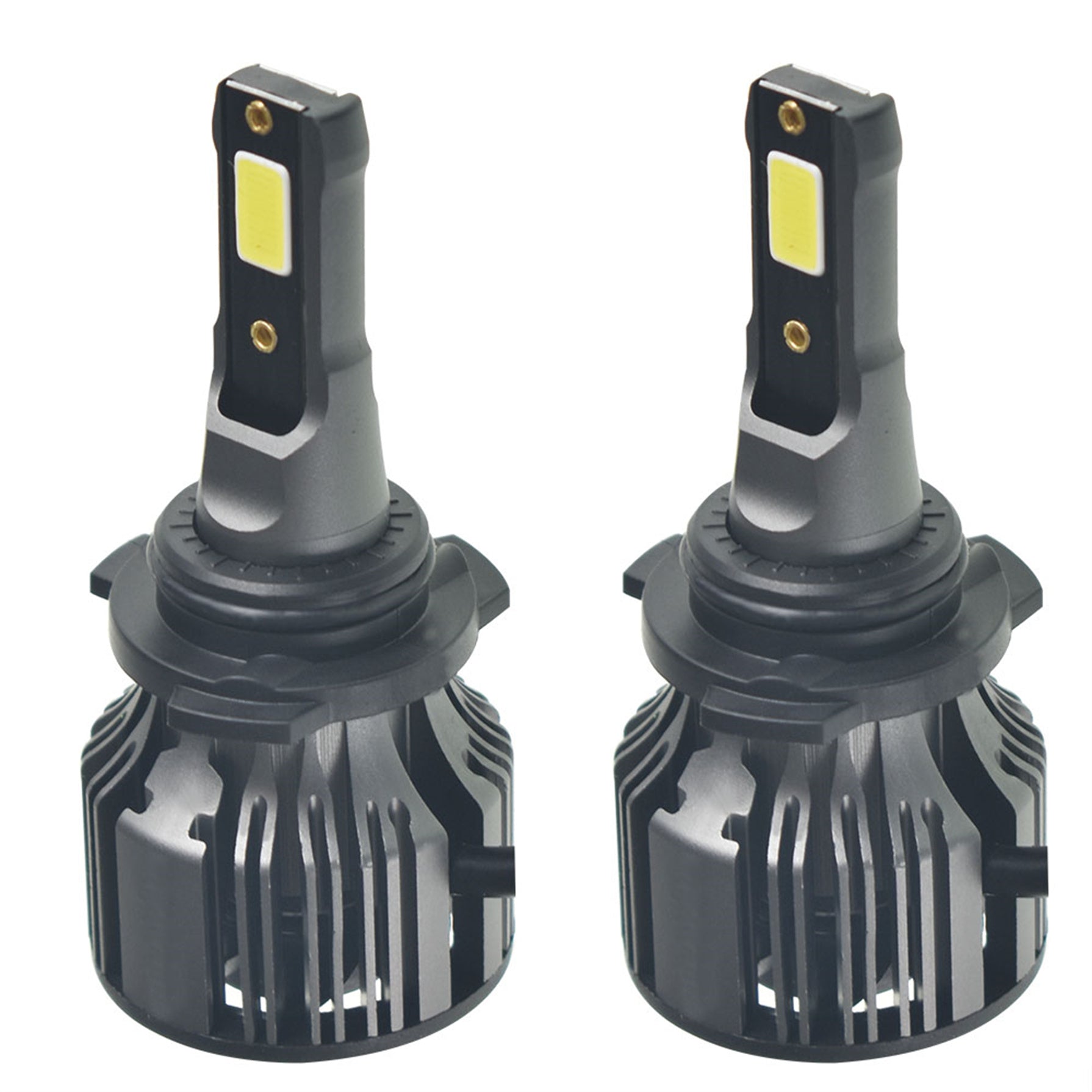 TOPPARTZ 2Pcs 9006/HB4 LED Headlight Bulbs,72W 10000LM 6000K Cool White Super Bright Auto High Beam/Low Beam LED Headlight Conversion Kit