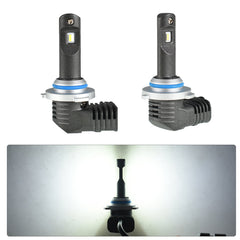 TOPPARTZ 9006/HB4 LED Headlight Bulbs,80W 6000 Lumens Super Bright 6500K Cool White LED Headlights Conversion Kit,Pack of 2