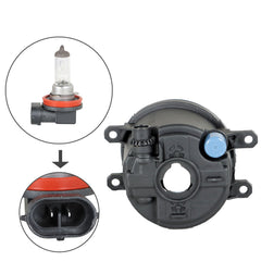 TOPPARTZ LH&RH Side Fog Lights Lamps Pair w/Switch+Wiring Kit For 2015 2016 Toyota Yaris