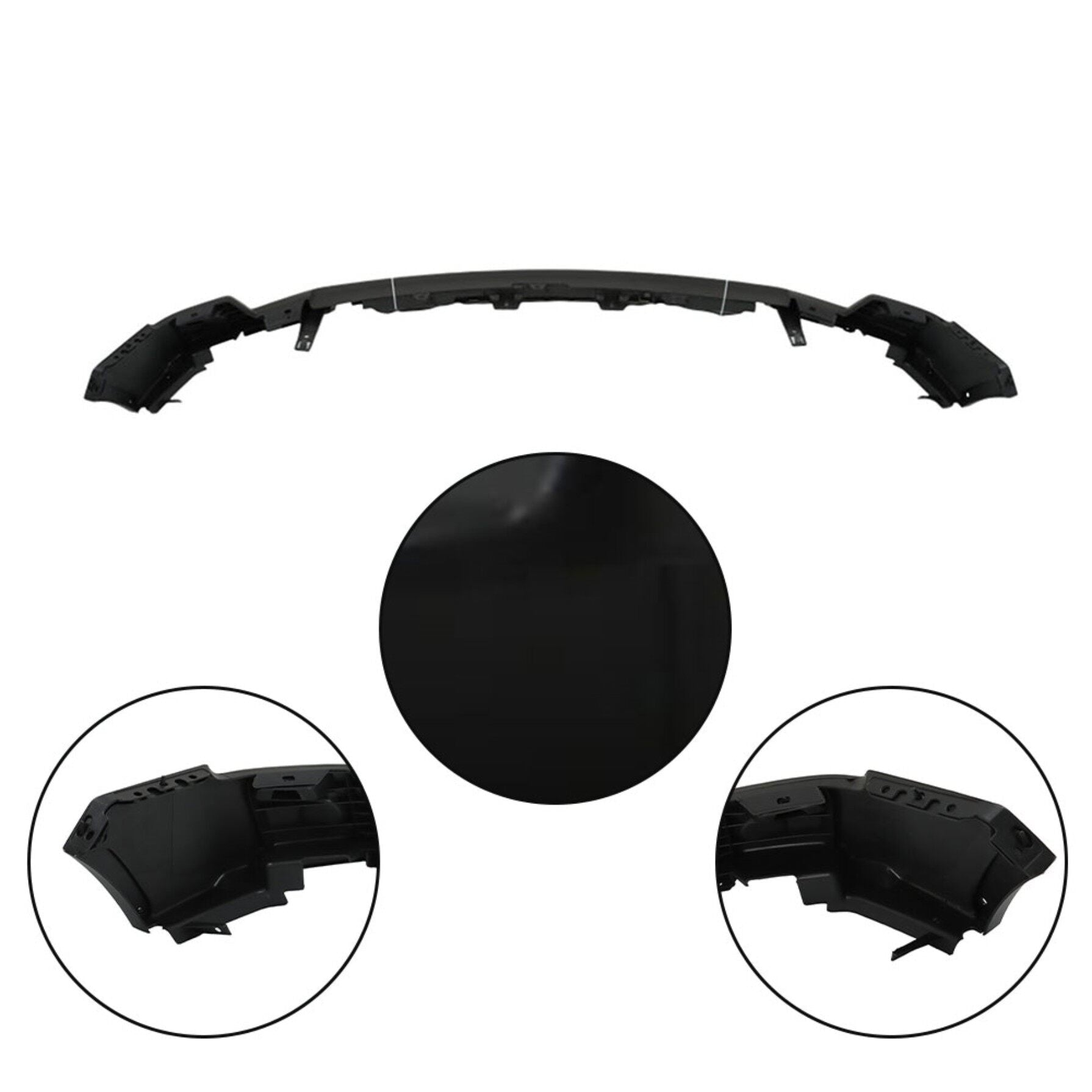 TOPPARTZ Primed Front Upper Bumper Cover without Wheel Eyebrow Hole Replacement for 2009-2014 F-150 F150 Pickup FO1000645