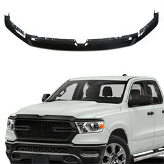 TOPPARTZ Front Upper Grille Molding Glossy Black Replacement for 2019 2020 2021 2022 Ram 1500