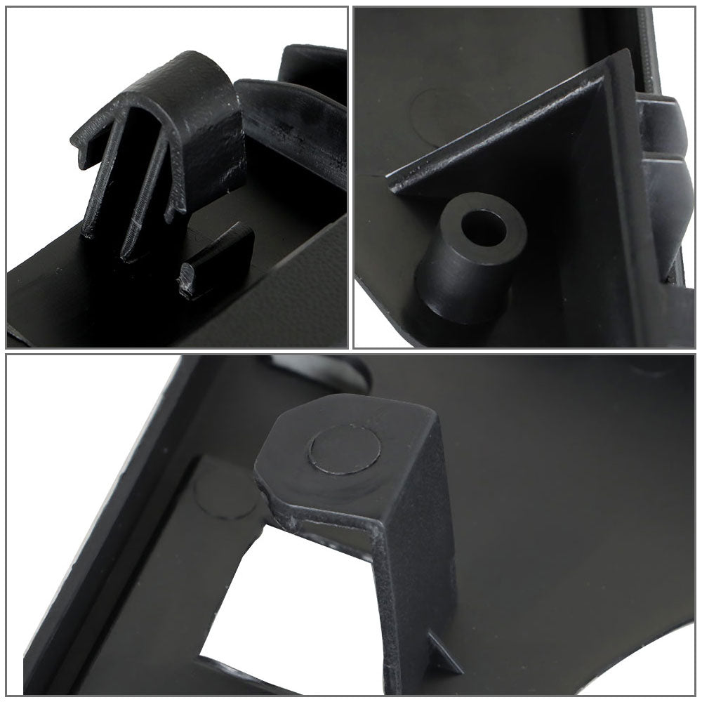 TOPPARTZ Front Bumper Guards Pads License Plate Frame Bracket Replacement for 2009-2014 Ford F-150 9L3Z17E810B 9L3Z17A385A