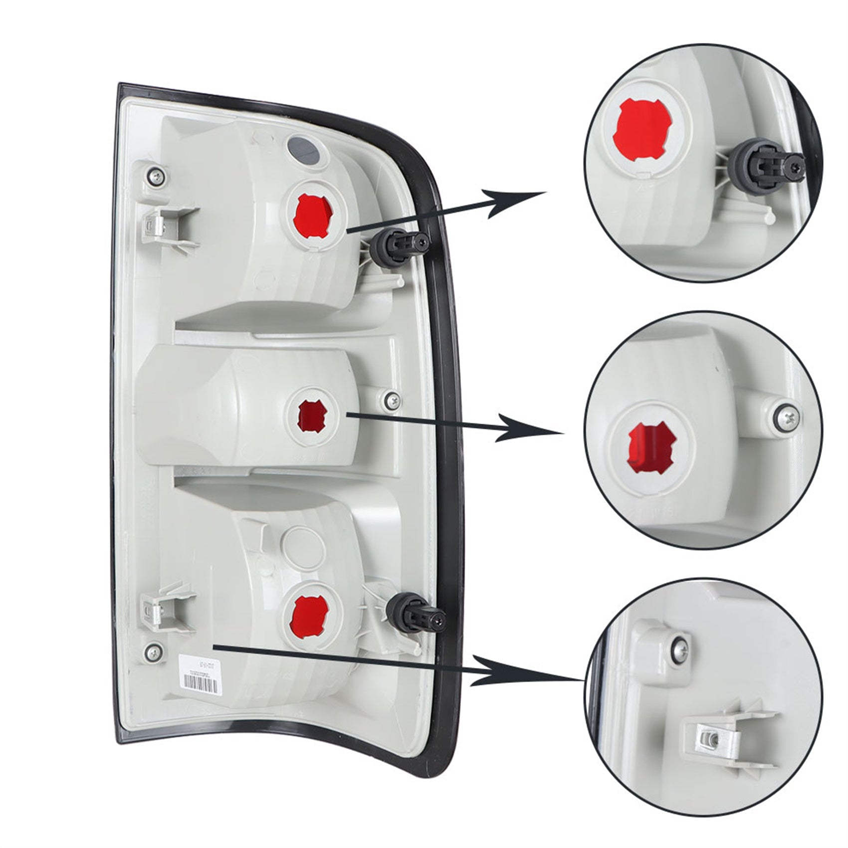 TOPPARTZ Driver Side Tail Light for 2015-2022 Chevrolet Colorado GM2800270 84169777