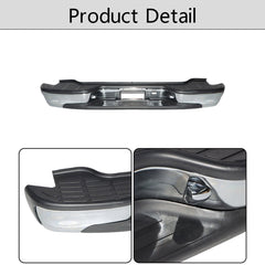 TOPPARTZ Chrome Steel Rear Step Bumper Assembly Replacement for 2000-2006 Chevy Tahoe Suburban Yukon XL GM1196101 GM1197101