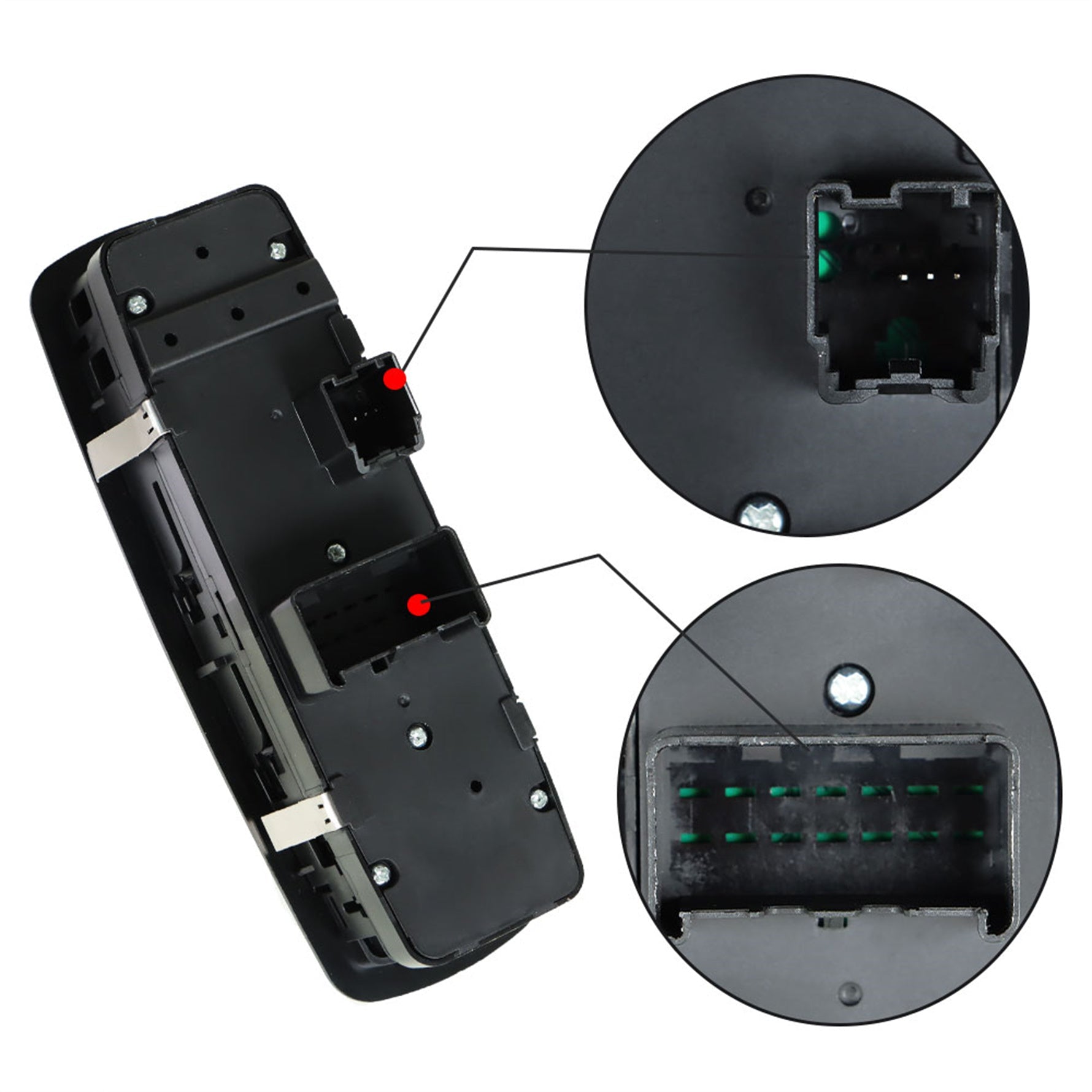 Main Power Window Switch 04602535AI 68110871AA Replacement for Chrysler Town & Country Dodge Grand Caravan 2010–2011 Driver Side