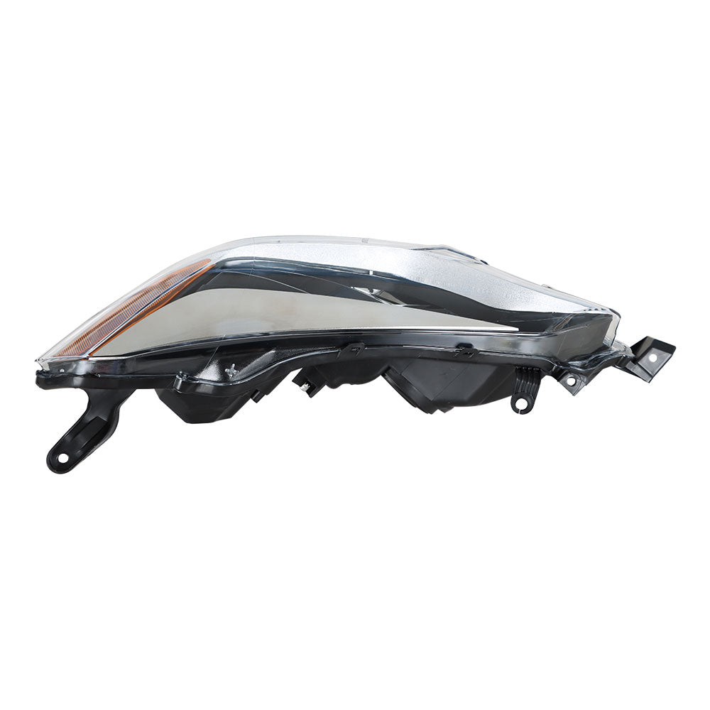 TOPPARTZ Fit For 2014-2016 Toyota Corolla Driver Side Chrome Housing Headlamp Headlight
