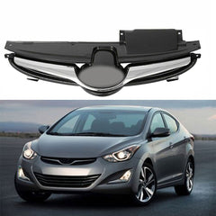 TOPPARTZ ABS Grille Chrome Front Upper Bumper Grill Trim For 2011 12 13 Hyundai Elantra