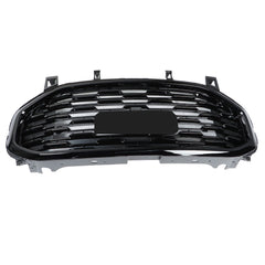 TOPPARTZ Front Upper Grille Assembly Gloss For 2018-2021 GMC Terrain Denali Style Black
