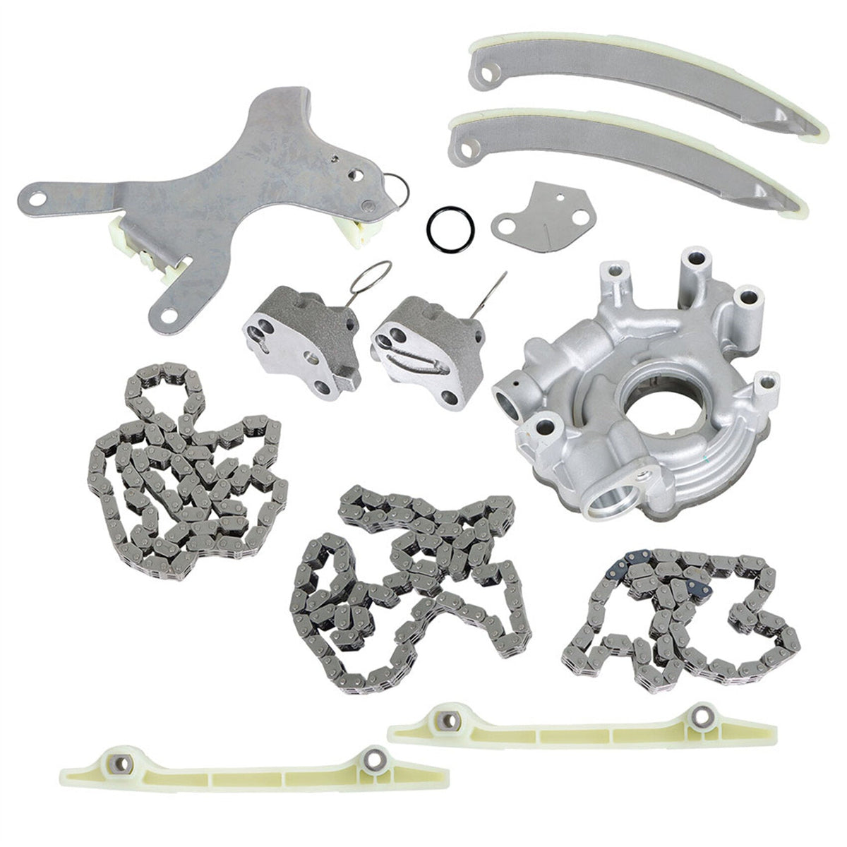 TOPPARTZ Timing Chain Kit Oil Pump 53020680 Replacement for 1999-2007 Dakota 1500 Grand Cherokee 4.7L SOHC
