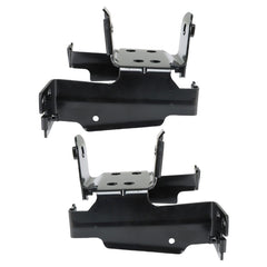 TOPPARTZ Front Bumper Bracket Inner 2 Pieces Black Replacement for 2011 2012 2013 2014 Sierra 2500HD 3500HD 25832381 GM1063102 25832380 GM1062102