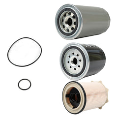 TOPPARTZ 68197867AA 68157291AA Fuel Filter and 5083285AA Oil Filter Replacement for Dodge Ram 2500 3500 Cummins Diesel 6.7 2013 - 2018