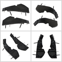 TOPPARTZ Front Bumper Support Brackets Cover Retainer Front Driver and Passenger Side Replacement for Challenger 2015-2018 68375013AA 68375014AA