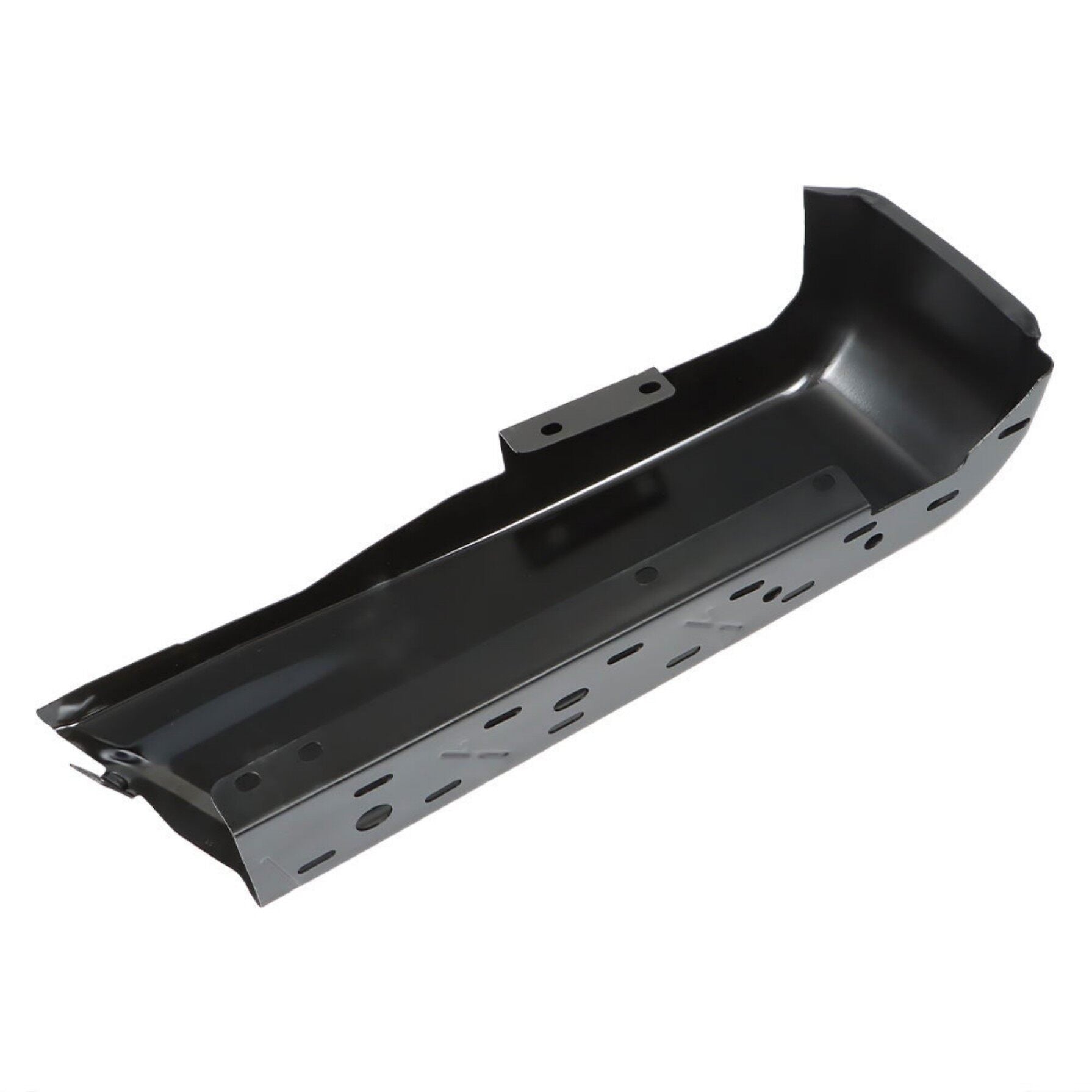 TOPPARTZ Black Steel Rear Left LH Driver Side Bumper Face Bar without Parking Assist Sensor Hole Replacement for 2015-2020 F150 191275228982 FO1102382