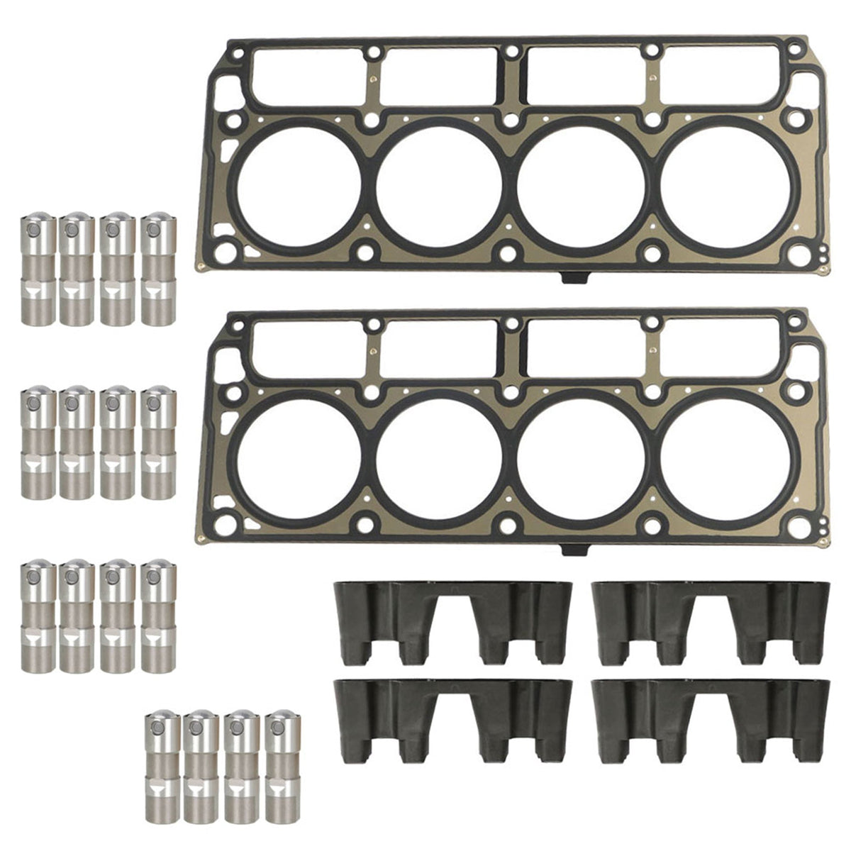 TOPPARTZ Cylinder Head Gaskets Lifters Trays Kit 12622033 Replacement for Camaro Silverado Corvette GTO 5.3L 5.7L 6.0L
