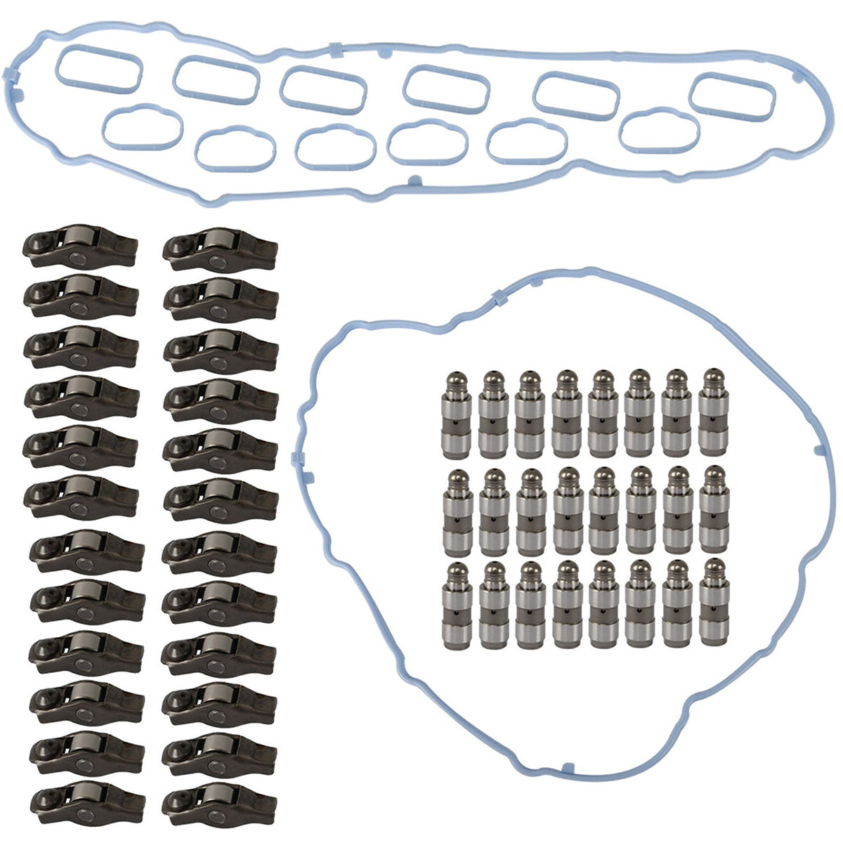 TOPPARTZ 24PCS Rocker Arms Lifters Valve Gaskets Kit 5184296AF 5184296AG Replacement for Avenger Grand Caravan Journey 2011-2016