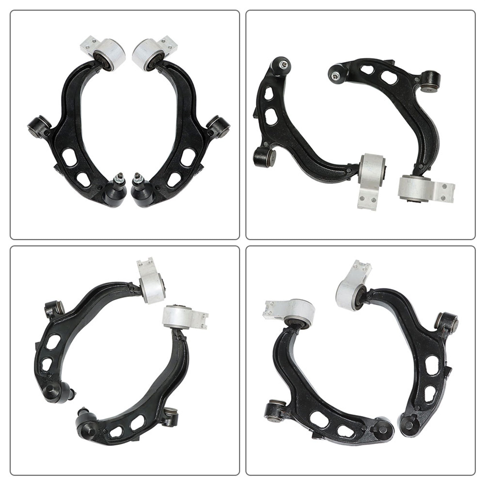 TOPPARTZ 4Pcs Front Lower Control Arm Replacement for 2013-2018 Ford Taurus Flex 2013-2016 Lincoln MKS MKT