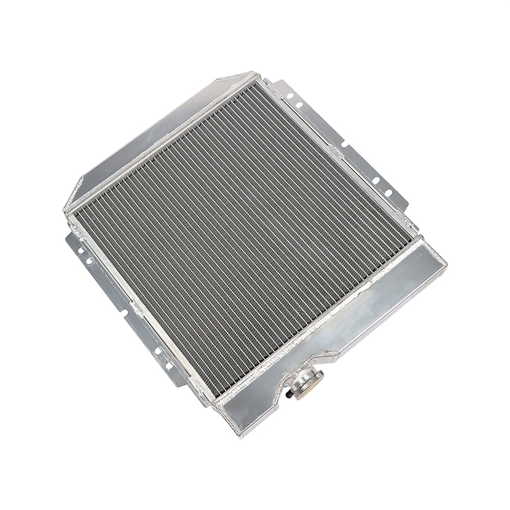 TOPPARTZ 3 Row Aluminum Cooling Radiator Replacement for 1960-1966 Ford Mustang Falcon Comet V8 MT