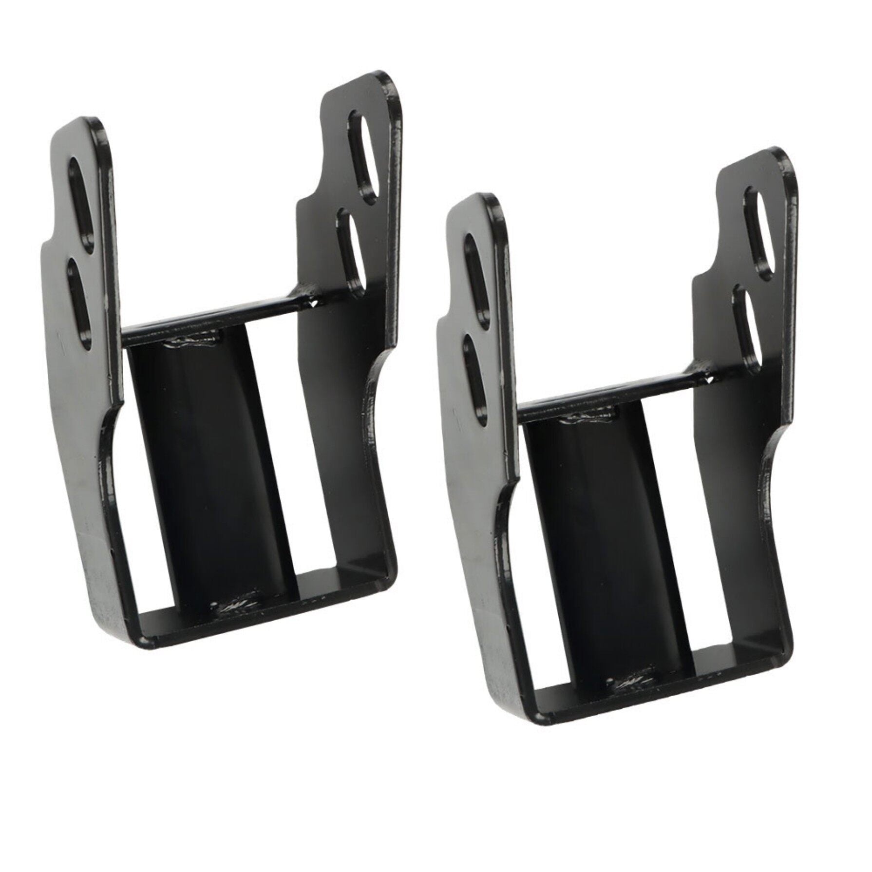 TOPPARTZ Front Bumper Bracket 2 Pieces Black Replacement for 2011 2012 2013 2014 Silverado Sierra 2500HD 3500HD 20966182 GM1066195