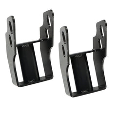 TOPPARTZ Front Bumper Bracket 2 Pieces Black Replacement for 2011 2012 2013 2014 Silverado Sierra 2500HD 3500HD 20966182 GM1066195