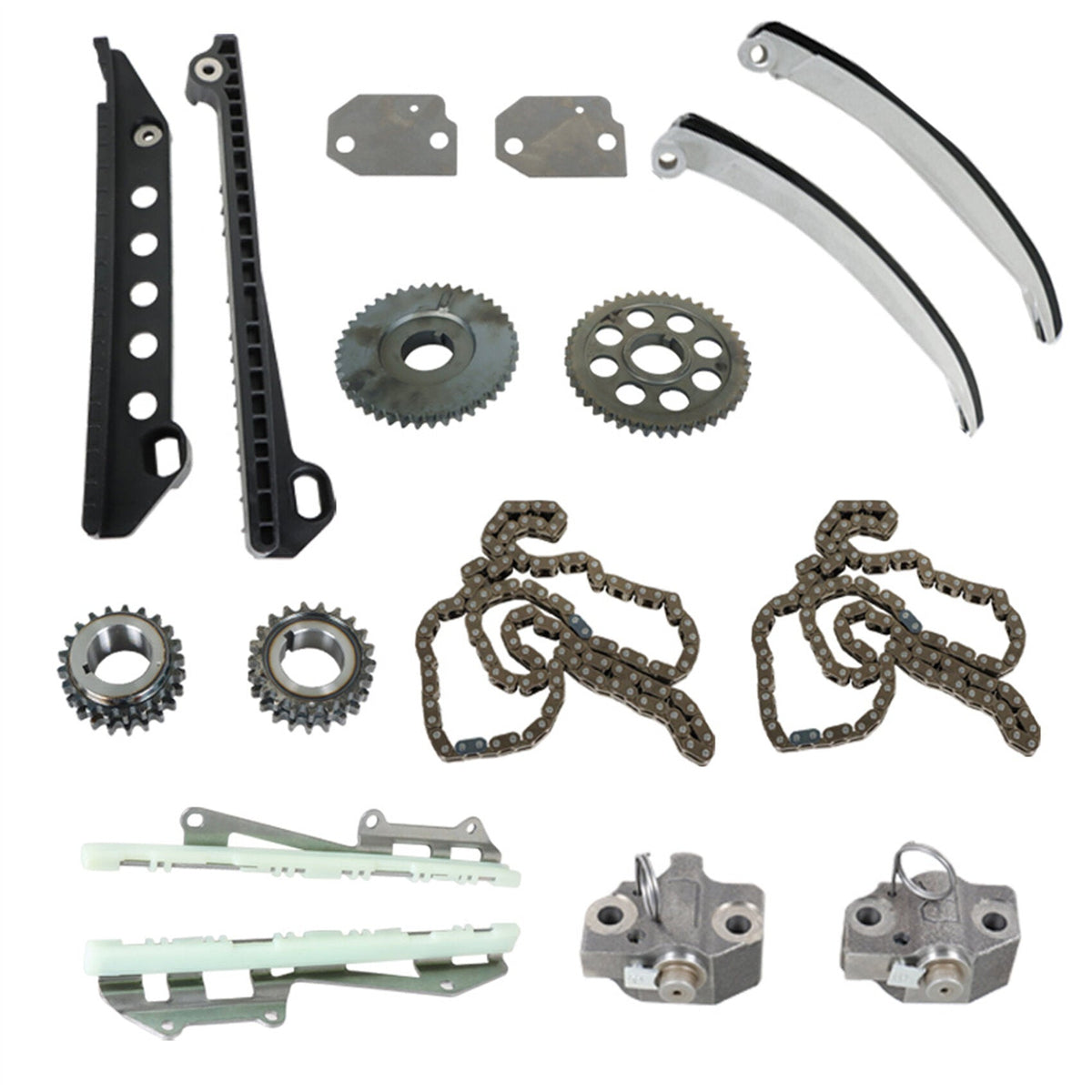 TOPPARTZ Timing Chain Kit F8AZ-6256-AA Replacement for 1997-2004 Ford Expedition E150 F150 Lincoln 4.6L