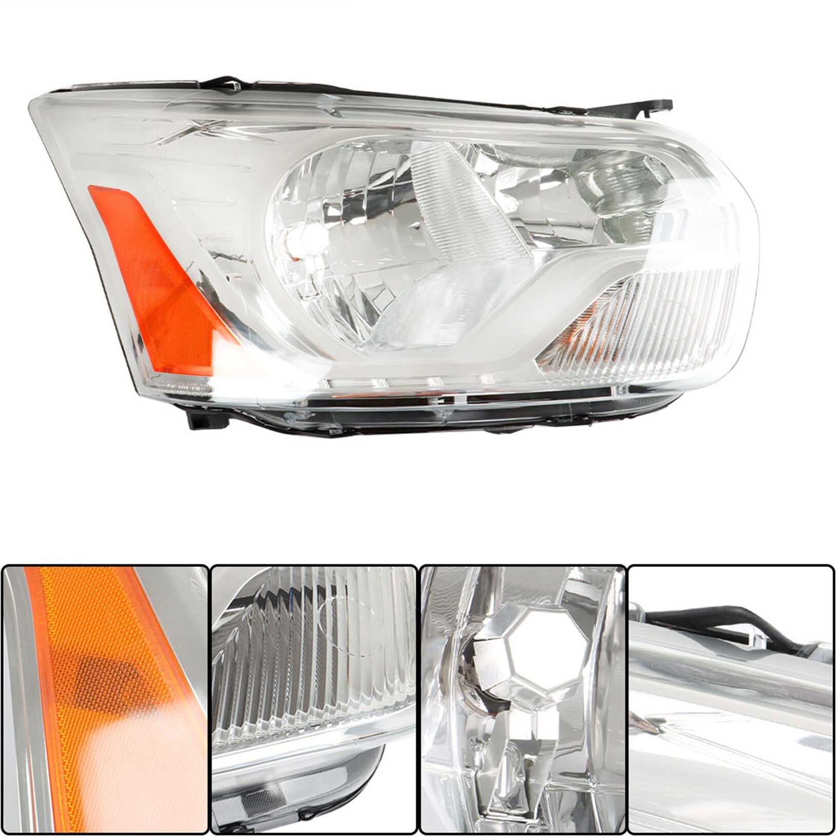 TOPPARTZ Headlight Assembly Replacement for Ford Transit 150 250 350 2014-2022 Headlights Set Driver ＆ Passenger Side