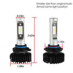 TOPPARTZ 2Pcs 9005/HB3 LED Headlight Bulbs 6000K White 30W 6000LM 6000K Super Bright Headlight Conversion Kit