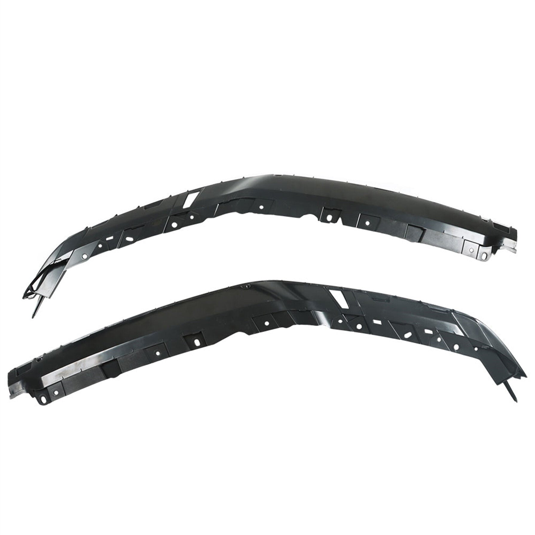 TOPPARTZ Front Upper Grille Molding Glossy Black Replacement for 2019 2020 2021 2022 Ram 1500