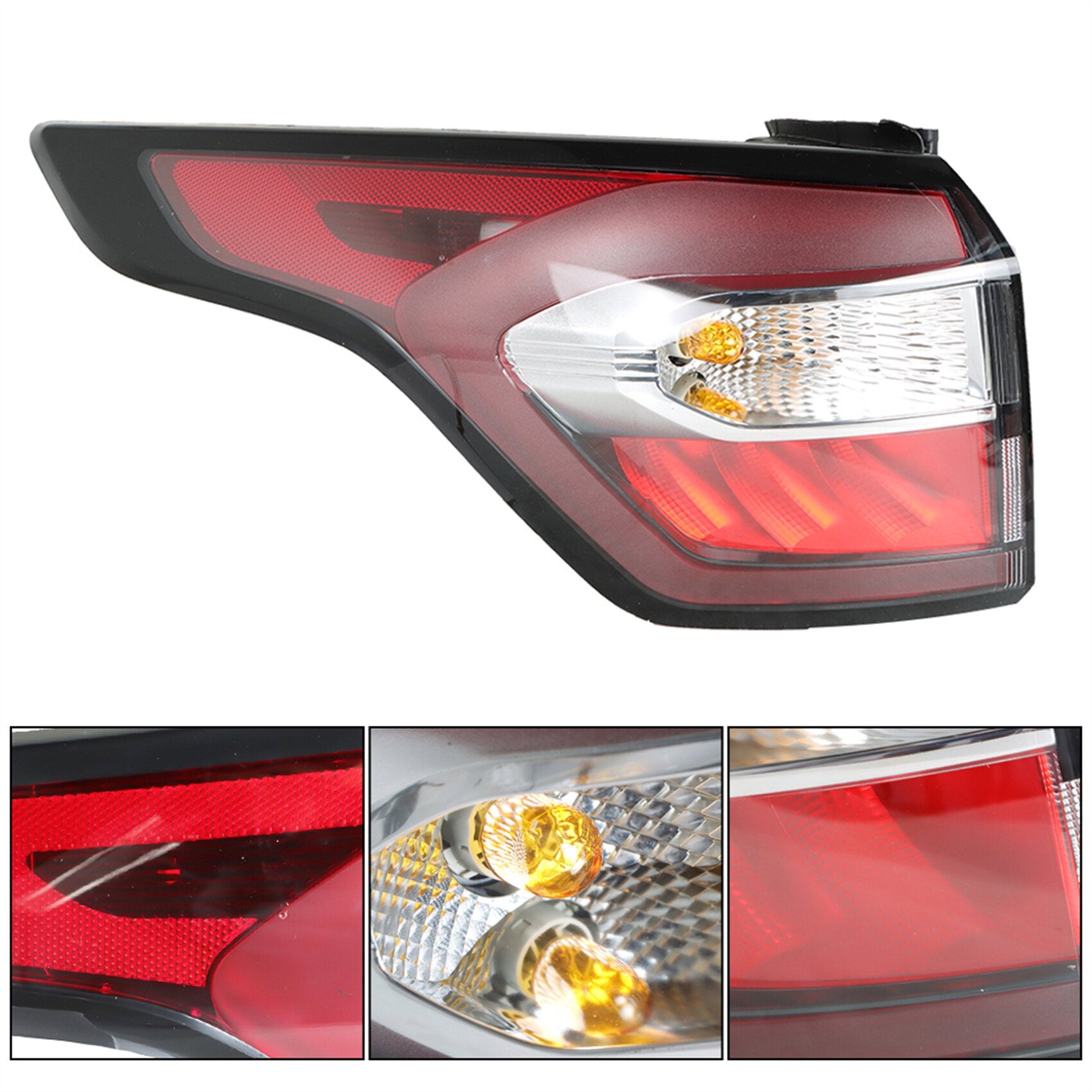 TOPPARTZ Driver Side Tail Light Replacement for 2017 2018 2019 Ford Escape Kuga Rear Tail Light Brake Lamp Assembly LH Left Side