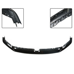 TOPPARTZ Front Upper Grille Molding Glossy Black Replacement for 2019 2020 2021 2022 Ram 1500