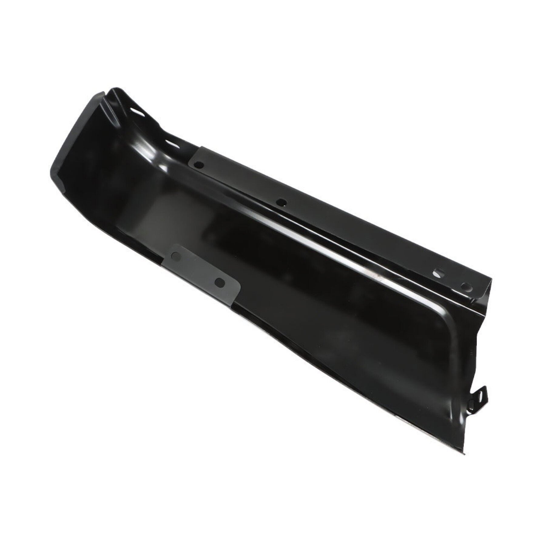 TOPPARTZ Black Steel Rear Left LH Driver Side Bumper Face Bar without Parking Assist Sensor Hole Replacement for 2015-2020 F150 191275228982 FO1102382