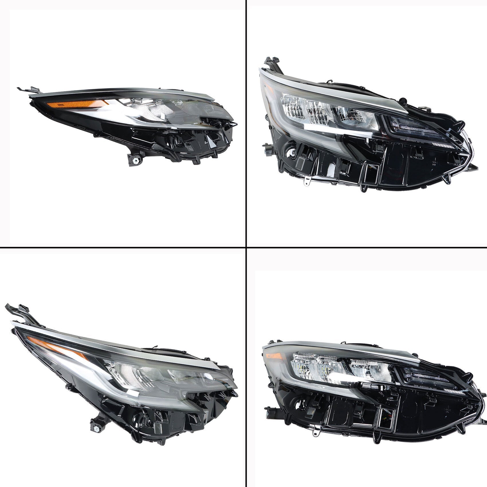 TOPPARTZ Headlights Assembly Replacement for 2021-2022 Toyota Sienna XSE LED Tube Switchback Turn Signal Set - Passenger Side
