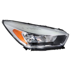 TOPPARTZ Headlight Assembly Replacement for 2017-2019 Ford Escape Halogen w/o LED Chrome Headlamp Right Passenger Side FO2503349