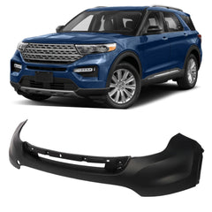 TOPPARTZ Plastic Front Bumper Cover Primed for 2011-2015 Explorer without Sensors