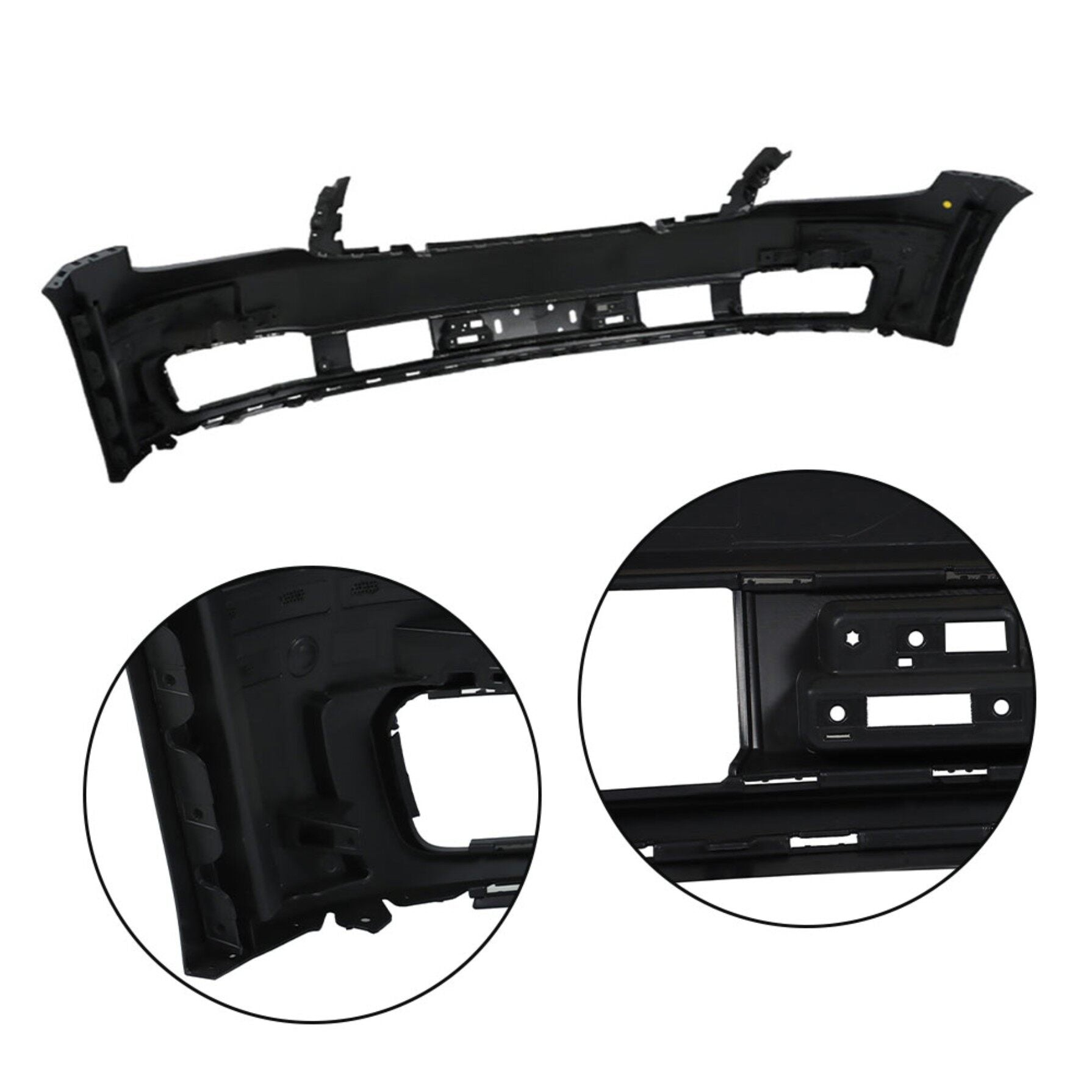 TOPPARTZ Front Upper Bumper Cover Replacement for Tahoe Suburban 2015-2020 without Parking Sensor Hole GM1000973C