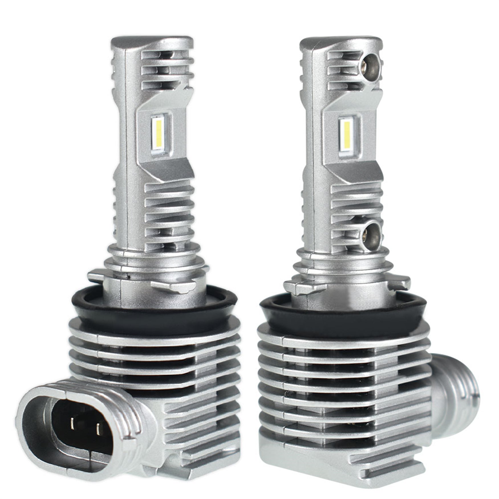 TOPPARTZ H11 H9 H8 LED Fog Light Bulbs,50W 12000LM 6000K White High brightness Headlights Bulbs Conversion Kit,Pack of 2