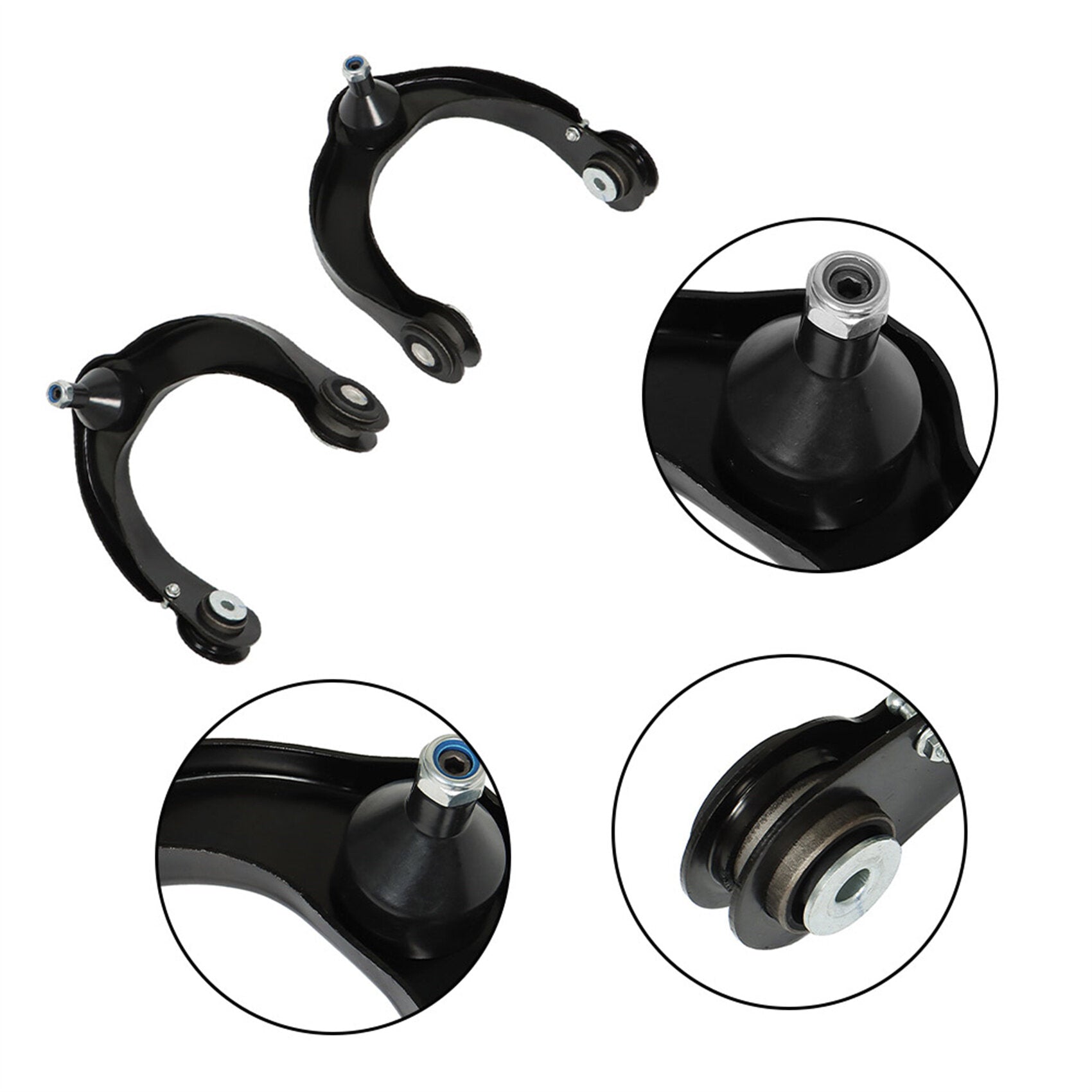 TOPPARTZ Pair of Front Driver & Passenger Side Upper Control Arm Assembly with Ball Joints Replacement for 2011-2015 Grand Cherokee