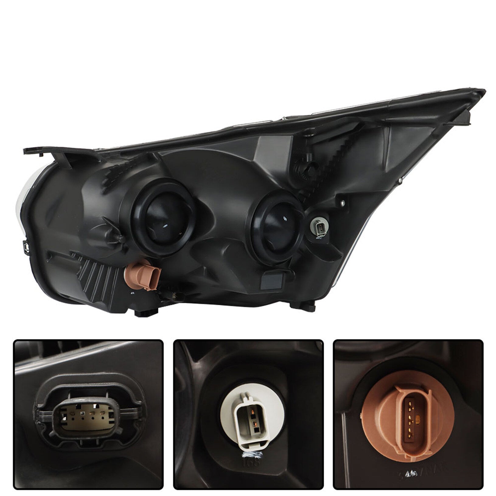TOPPARTZ Headlight Assembly Replacement for Ford Transit 150 250 350 2014-2022 Headlights RH Set Passenger Side